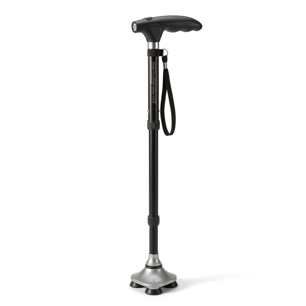 Canne Magique Pliante LED Sécurisée pour Vos Promenades