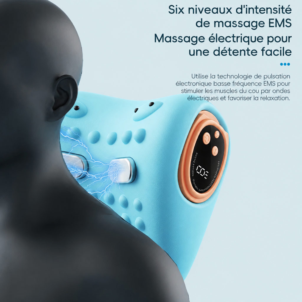 Oreiller de Massage Cervical Électrique – en situation