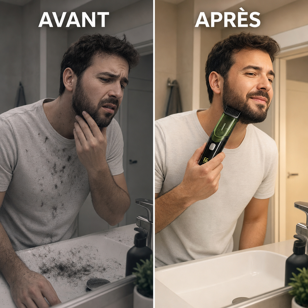 Tondeuse Électrique Sans Fil avec Aspiration intégrée