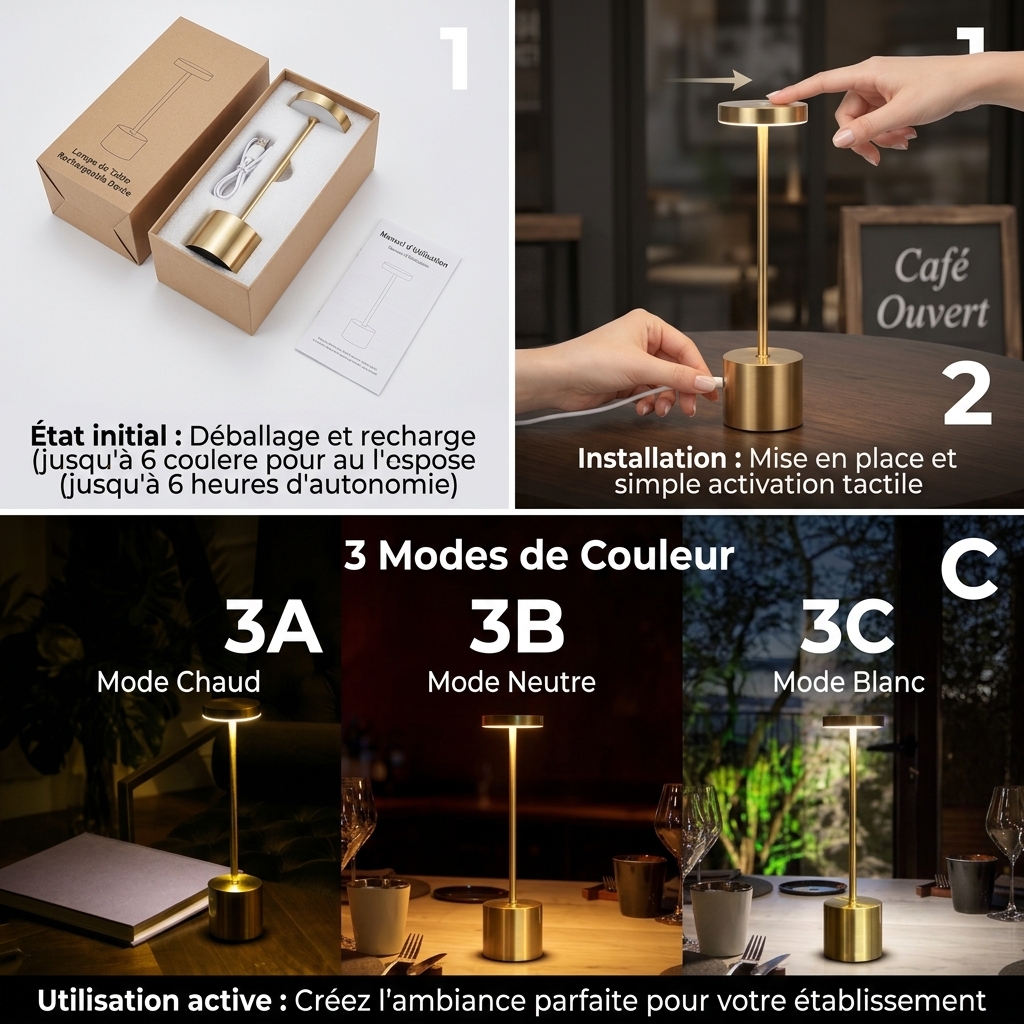 Modes de lumière variés