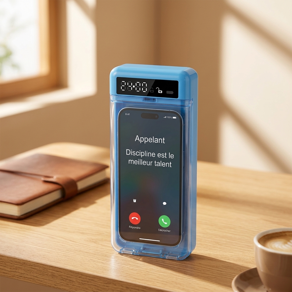 Boîte de contrôle du temps pour smartphone — Boostez votre productivité