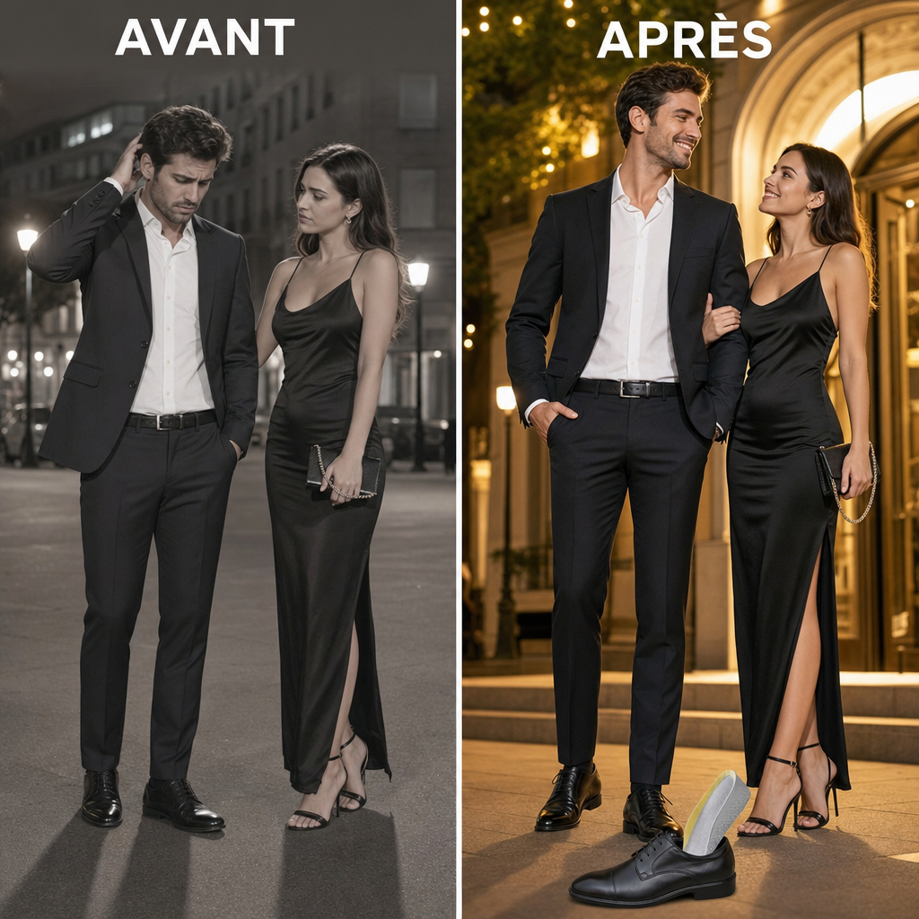 Semelles Rehaussantes Confortables pour Hommes et Femmes