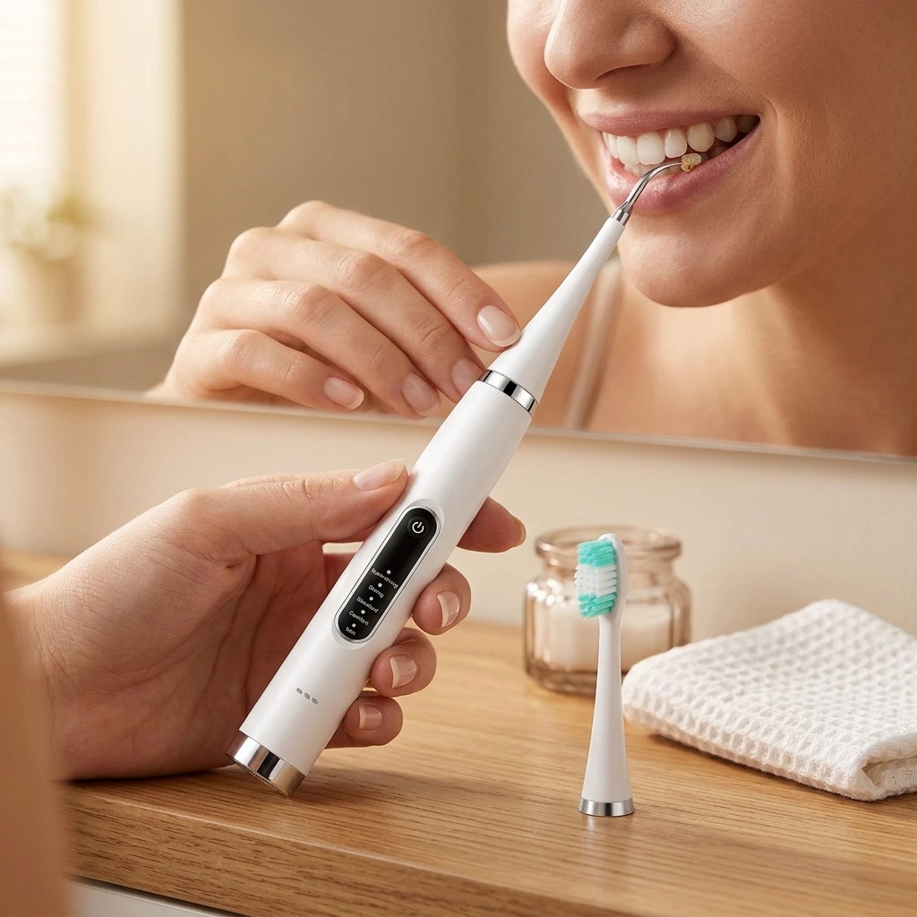 Nettoyeur de Dents Électrique Portable Anti-Tartre